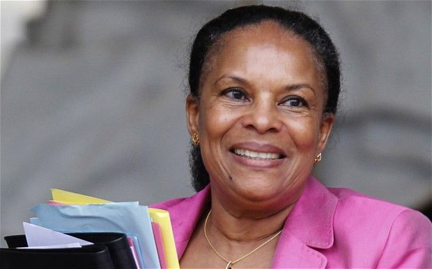 Ministra de Justicia de Francia, Christiane Taubira �REUTERS/Charles Platiau