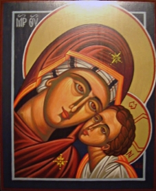 La Virgen María y el niño Jesús La Virgen María y el niño Jesús