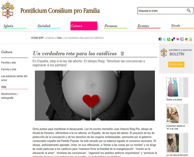 A 10 días de la manifestación por la vida, el Vaticano promociona internacionalmente la carta de Reig Plá A 10 días de la manifestación por la vida, el Vaticano promociona internacionalmente la carta de Reig Plá
